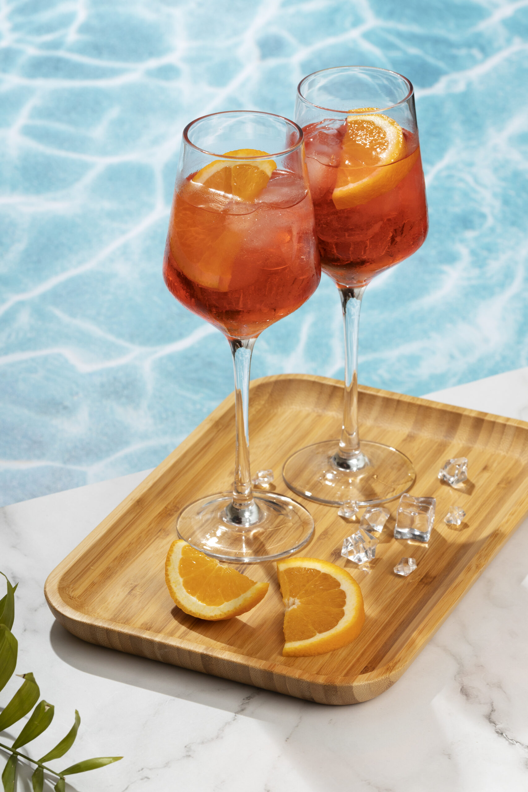 Delicious Italian Cocktail With Realistic Background (1)